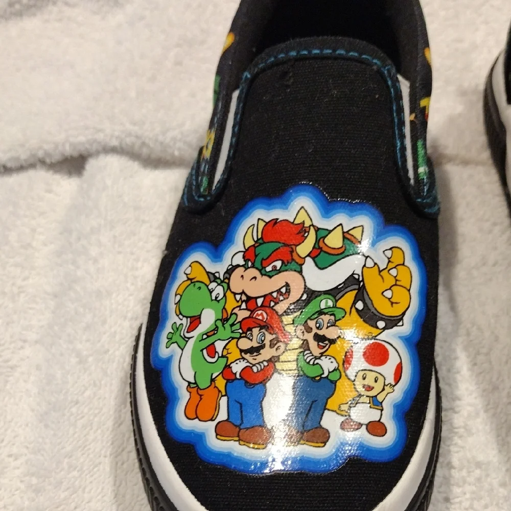 Kids Slip-On Shoes with Cartoon Design - Picture 2 of 5